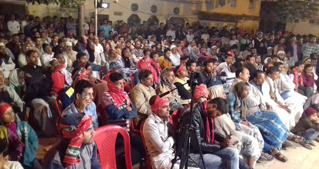 कियारी टोला के सहन में जनसभा, जान की परवाह नहीं, उन्नति के मार्ग की रुकावटों को दूर किये बिना नहीं लुँगा दम-अरशद जमाल 3 KiyaritolakiJansabhamienBhhedkaDrishya 1
