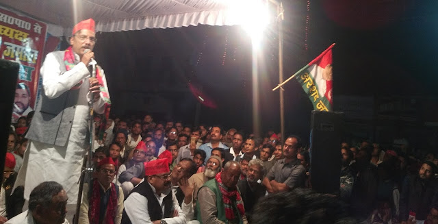 लच्छीपुरा में आयोजित जनसभा में हजारों लोगों को किया सम्बोधित-अरशद जमाल 3 SambodhitKerteHuyeRajivRai