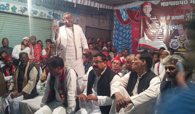 लच्छीपुरा में आयोजित जनसभा में हजारों लोगों को किया सम्बोधित-अरशद जमाल 5 SambodhitKerteHuyeSalimAnsari